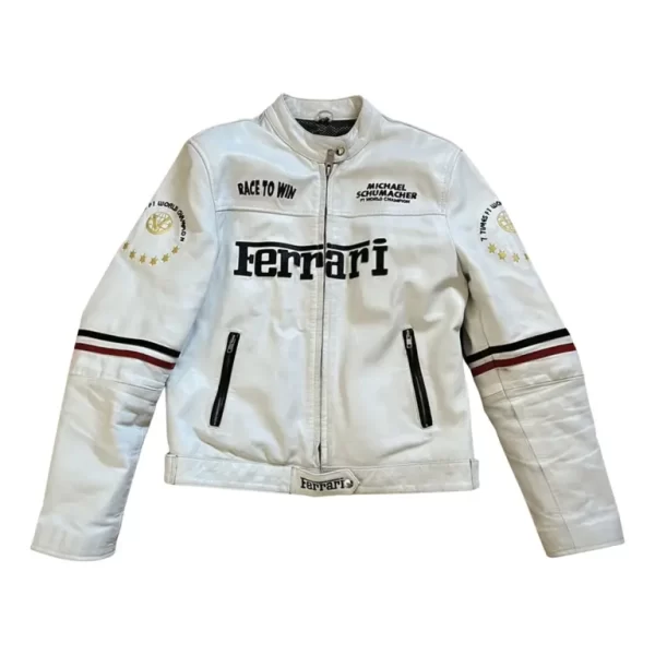 white ferrari jacket​