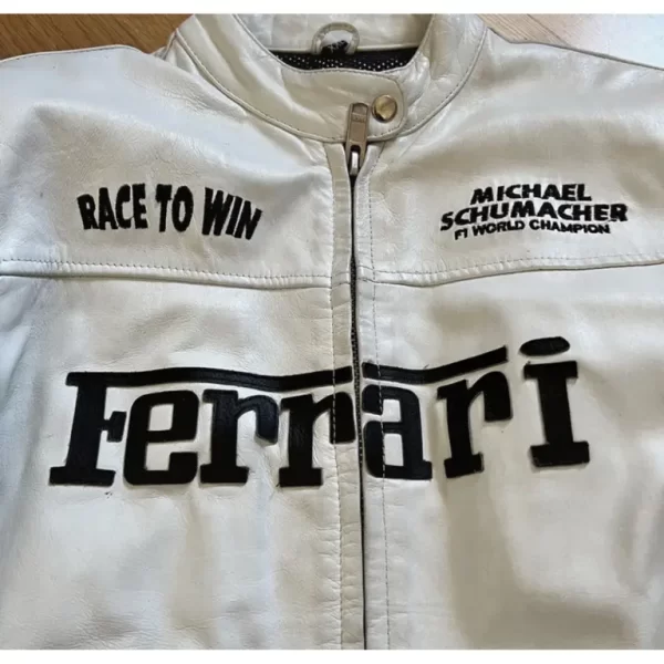 white ferrari jacket​