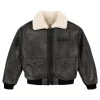 avirex shearling jacket​