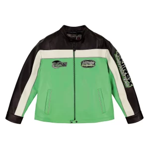 avirex leather motorcycle jacket​