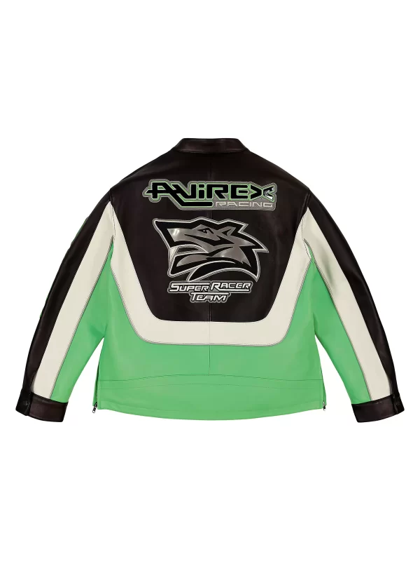 avirex leather motorcycle jacket​