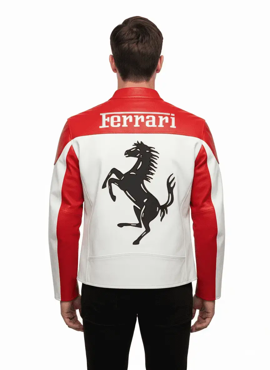 Ferrari Race Jacket Back View