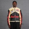 Marlboro Man Racing Streetwear Leather Jacket