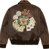 avirex vintage leather jacket