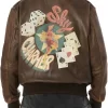 avirex vintage leather jacket