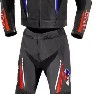 BMW black motorcycle suit