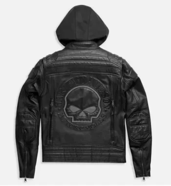 Harley Davidson Hooded Leather Jacket