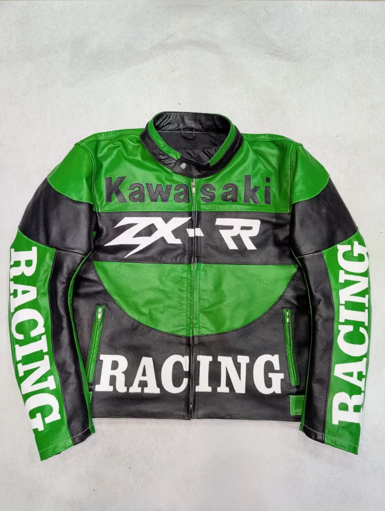 Kawasaki Motorcycle Green Jacket
