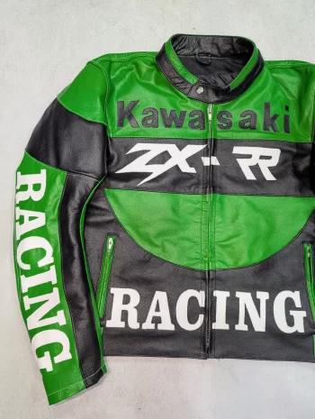 Kawasaki Motorcycle Green Jacket