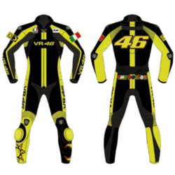 46 Men Motorcycle Leather Racing Suit – Premium Protection & Style