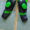 Kawasaki 4SR Black and Green One-Piece Leather Racing Suit - Image 4