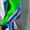 Custom Made Kawasaki Ninja Motorbike Leather Racing Suit - Image 7