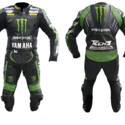 YAMAHA Men Racing Motorbike Leather Suit – Premium Protection & Style