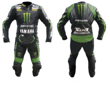 YAMAHA Men Racing Motorbike Leather Suit – Premium Protection & Style