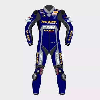 YAMAHA Motorbike Racing Leather Suit – Premium Protection & Style - Image 2