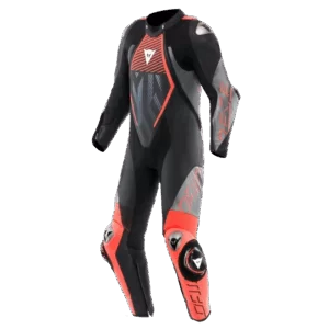 AUDAX D-ZIP Men’s 1-Piece Motorcycle Perforated Leather Suit