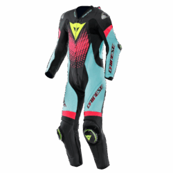 Dainese Laguna Seca 6 Perforated Leather Racing Suit – FUXIA