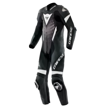 Dainese Laguna Seca 6 Perforated Leather Racing Suit – BLACK/WHITE/ANTHRACITE