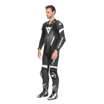 Dainese Laguna Seca 6 Perforated Leather Racing Suit – BLACK/WHITE/ANTHRACITE - Image 5
