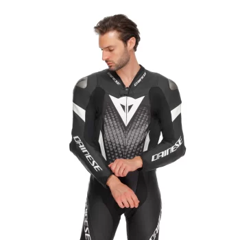 Dainese Laguna Seca 6 Perforated Leather Racing Suit – BLACK/WHITE/ANTHRACITE - Image 12