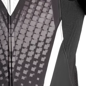 Dainese Laguna Seca 6 Perforated Leather Racing Suit – BLACK/WHITE/ANTHRACITE - Image 3