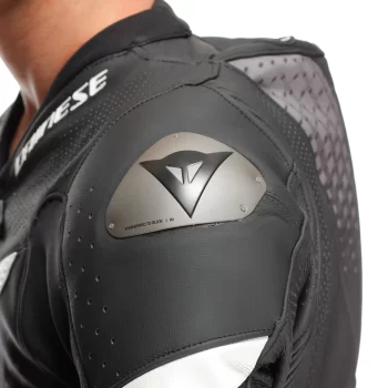 Dainese Laguna Seca 6 Perforated Leather Racing Suit – BLACK/WHITE/ANTHRACITE - Image 2