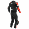 AVRO 4 Men’s 2-Piece Motorcycle Leather Suit – Black/Red /White - Image 2