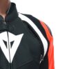 AVRO 4 Men’s 2-Piece Motorcycle Leather Suit – Black/Red /White - Image 3