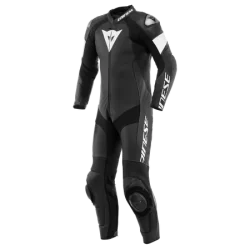 Dainese Laguna Seca 6 Perforated Leather Racing Suit – Black/White