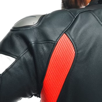 Dainese Tosa Perforated Leather Racing Suit – Red and White - Image 12