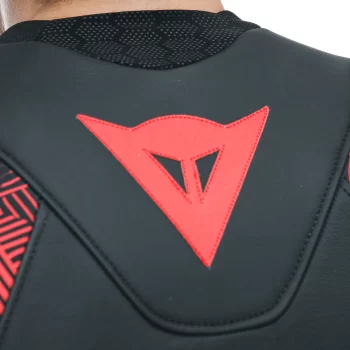 Dainese Avro 5 Leather Motorcycle Jacket – Men's (Black/Red) - Image 7