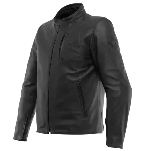 black dainese leather jacket
