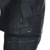 black dainese leather jacket