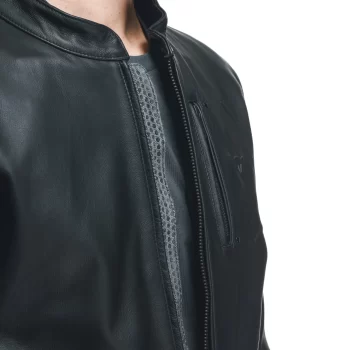 Dainese Fulcro Men's Leather Motorcycle Jacket – Urban Elegance with Advanced Protection - Image 9