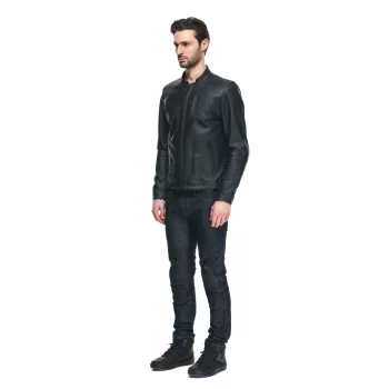 Dainese Fulcro Men's Leather Motorcycle Jacket – Urban Elegance with Advanced Protection - Image 4