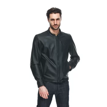 Dainese Fulcro Men's Leather Motorcycle Jacket – Urban Elegance with Advanced Protection - Image 5