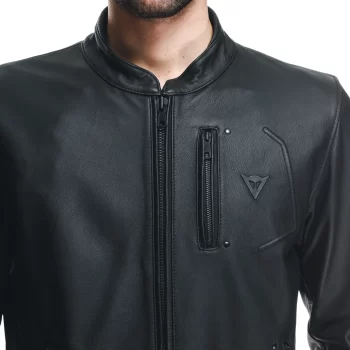 Dainese Fulcro Men's Leather Motorcycle Jacket – Urban Elegance with Advanced Protection - Image 7