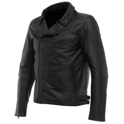Dainese Chiodo Men's Motorcycle Leather Jacket – Classic Style Meets Modern Protection