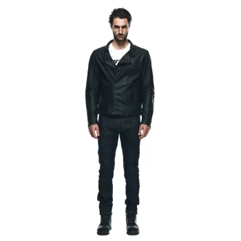 Dainese Chiodo Men's Motorcycle Leather Jacket – Classic Style Meets Modern Protection - Image 12