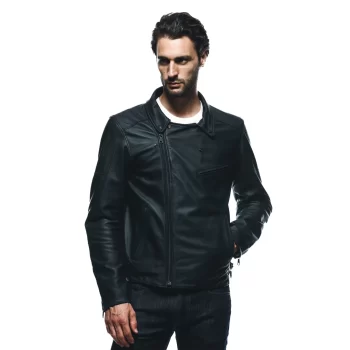 Dainese Chiodo Men's Motorcycle Leather Jacket – Classic Style Meets Modern Protection - Image 11