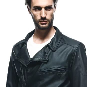Dainese Chiodo Men's Motorcycle Leather Jacket – Classic Style Meets Modern Protection - Image 5