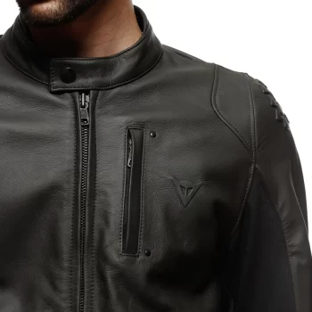 Dainese Istrice Men's Leather Motorcycle Jacket – Advanced Protection Meets Urban Style - Image 12