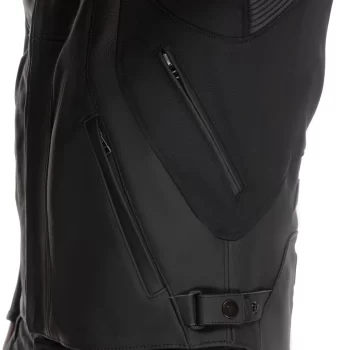 Dainese Racing 5 Leather Motorcycle Jacket – CE Level 2 Armor, Black/Red-Fluo - Image 13