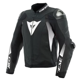 Dainese Super Speed 4 Men's Motorcycle Leather Jacket (Black/Black)