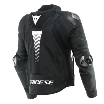 Dainese Super Speed 4 Men's Motorcycle Leather Jacket (Black/Black) - Image 2