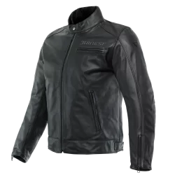 Dainese Zaurax Men's Leather Motorcycle Jacket – Premium Urban Protection