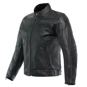 dainese black leather motorcycle jacket