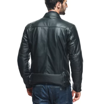 Dainese Zaurax Men's Leather Motorcycle Jacket – Premium Urban Protection - Image 10