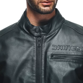Dainese Zaurax Men's Leather Motorcycle Jacket – Premium Urban Protection - Image 7