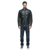 dainese black leather motorcycle jacket